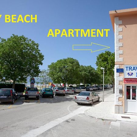 Ap Punta Next To Sandy Beach, Apartment With Garden Omiš Zewnętrze zdjęcie