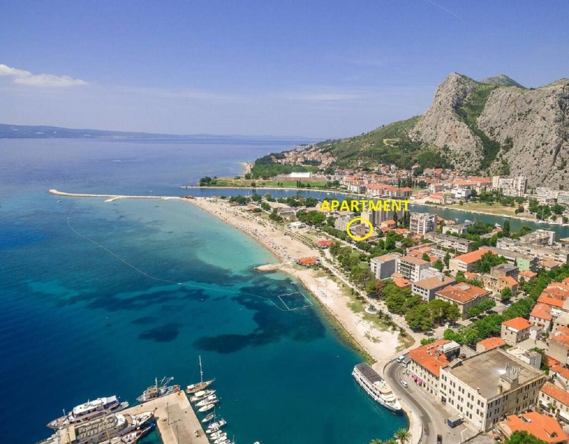 Ap Punta Next To Sandy Beach, Apartment With Garden Omiš Zewnętrze zdjęcie